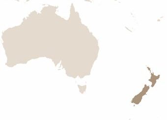 Új-Zéland térképe