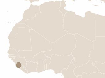 Sierra Leona térképe