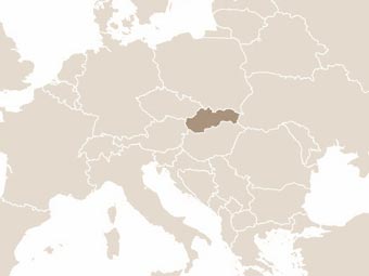 Szlovákia térképe