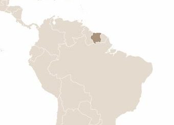 Suriname térképe