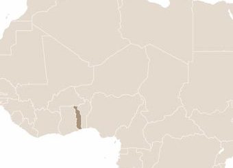 Togo térképe