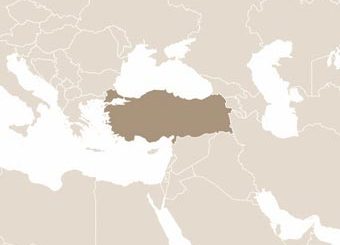 Törökország térképe