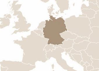 Németország térképe