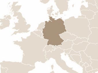 Németország térképe