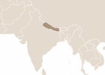 Nepál térképe