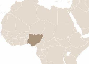 Nigéria térképe
