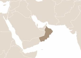 Omán térképe
