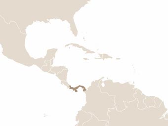 Panama térképe