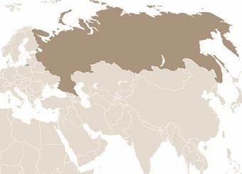 Oroszország térképe