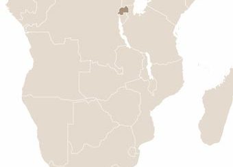 Ruanda térképe