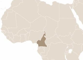 Kamerun térképe