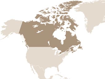 Kanada térképe