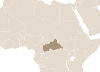 Közép-afrikai Köztársaság térképe