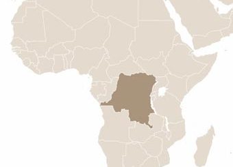 Kongói Demokratikus Köztársaság térképe