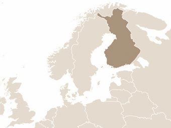 Finnország térképe