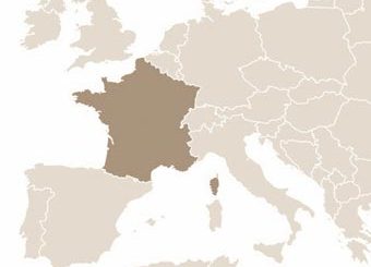 Franciaország térképe