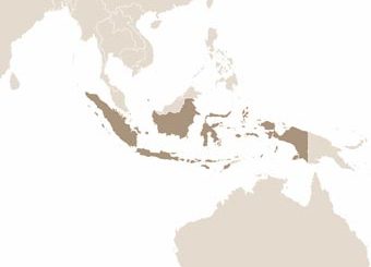 Indonézia térképe