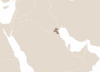 Kuvait térképe