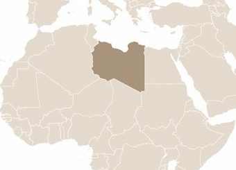 Líbia térképe