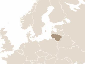 Litvánia térképe