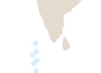 Maldív-szigetek térképe