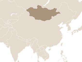 Mongólia térképe