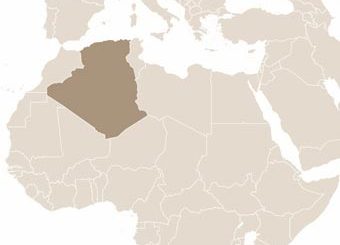 Algéria térképe