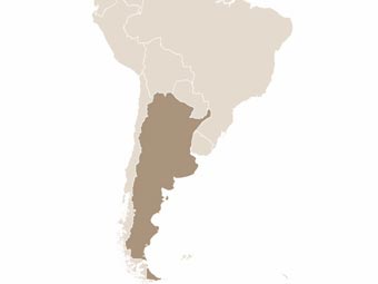Argentína térképe