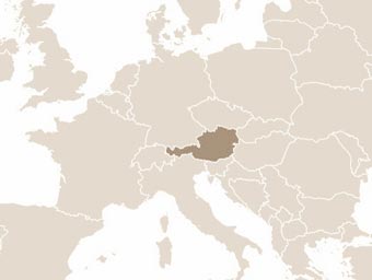 Ausztria térképe