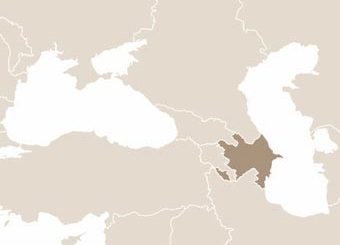 Azerbajdzsán térképe
