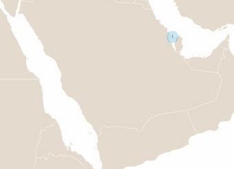 Bahrein térképe