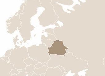 Fehéroroszország térképe