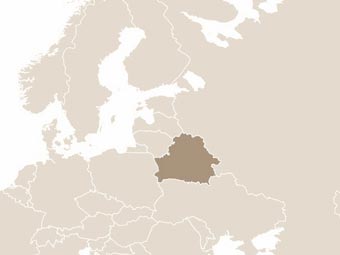 Fehéroroszország térképe