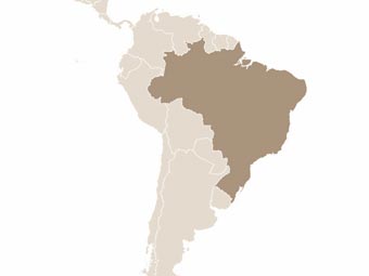 Brazília térképe