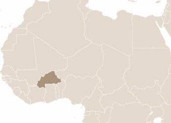 Burkina Faso térképe