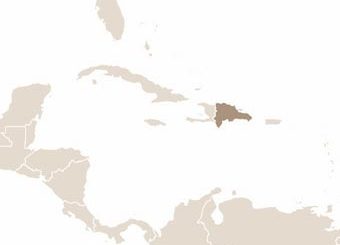 Dominikai Köztársaság térképe