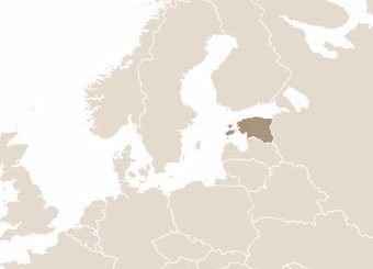 Észtország térképe