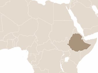 Etiópia térképe