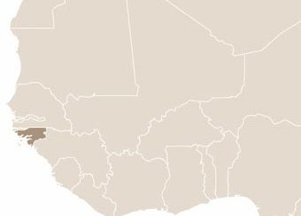 Bissau-Guinea térképe