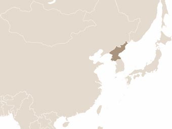 Észak-Korea térképe
