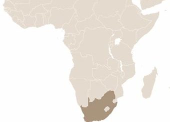 A Dél-afrikai Köztársaság térképe