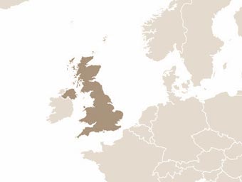 Az Egyesült Királyság térképe