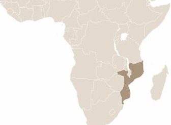 Mozambik térképe